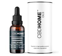 CBD HOME Oils - Olio con CBD al 30% + CBN 10% + Melatonina - 30 ml - Formula con 9.000 mg di Cannabidiolo - Base di Cocco e Semi di Canapa Biologica - Formula Certificata - Omega 3-6-9 - Prodotto UE