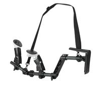 CBDYWVR Magnetic VR Gun Stock for Quest 3, Rifle Grip VR Stock Controller Accessories Compatible With MetaQuest 3, Lightweight & Quick Removable Quest3 Magnetic Gunstock Adapter (Nero)