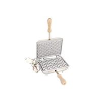 CBE Elettrodomestici Biscottiera elettrica AM5010200 per Ferratelle e Cialde in alluminio, rettangolare profondo.