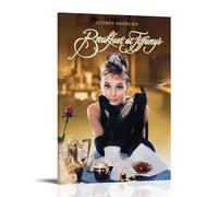 CBEJFGTX Audrey Hepburn Breakfast at Tiffany's - Poster da parete, decorazione moderna per camera familiare, 60 x 90 cm