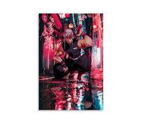 CBEJFGTX Demon Slayer Anime Character Tengen Uzui Poster decorativo su tela, per soggiorno, camera da letto, 30 x 45 cm