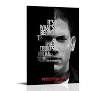 CBEJFGTX Prison Break Black and White Art - Stampa da parete, decorazione moderna per camera familiare, 30 x 45 cm