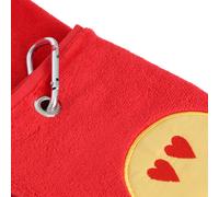 cbf moda asciugamano moda club I love Golf, rosso