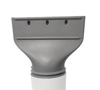 CBFGGOEUDFBS Adattatore for Tubo di Scarico Piatto for condizionatore d'Aria Portatile AC da 2 Pezzi for Condizioni mobili