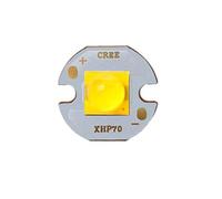 CBFMFVFROR 1 pz XHP70 LED ad alta potenza 7070 in ceramica 18W DC3V6V12V luce bianca blu caldo adatto for la manutenzione del faro della torcia elettrica(Warm White-16mm,12V)