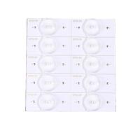 CBFMFVFROR 10 pezzi di perline LED 3V 6V perline LED for TV LCD in alluminio for strisce di retroilluminazione adatte for riparazioni da 32-65 pollici(A-3V)