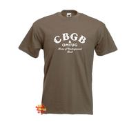 Cbgb Underground Rock Cbgbs Punk Rétro T Shirt Tutte le Taglie