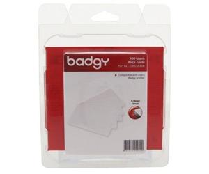 CBGC0030W 100 CARTE PVC SPESSA (30MIL - 0,76 MM) PER BADGY