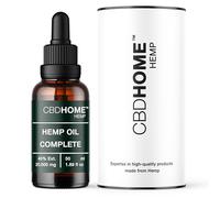 CBHOME Oils - Olio di semi di canapa 40% Max - 50 ml - Base di cocco biologico e semi di canapa - Spremuto a freddo - Senza additivi o solventi - 100% di origine vegetale - Certificato biologico UE