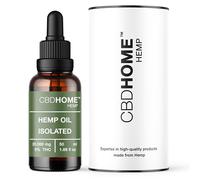 CBHOME Oils - Olio di Semi di Canapa Isolato 40% - 50 ml - Base di cocco e semi di canapa biologici - Spremuto a freddo - Senza additivi - 100% di origine vegetale - Certificato biologico UE
