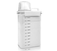 Cbilzxer Dispenser Detersivo Lavatrice, Dosatore Detersivo Lavatrice, Riutilizzabili Contenitore per Detersivo in Polvere e Liquidi, contenitori detersivi lavanderia (2300ml)