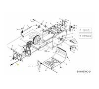 CBL CLU DR WHL 44.955 LG 746-04229B ORIGINALE MTD