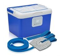 [CBL] Macchina per terapia del freddo programmabile, sistema di circolazione dell'acqua ghiacciata da 13 litri con pompa silenziosa, timer e controllo del flusso, fascia per ginocchio inclusa