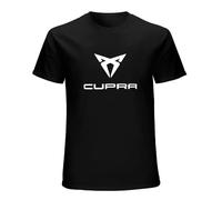 CBLDF Men Print Cupro Logo T-Shirt O-Neck Short Sleeves Oll Seosons Cosuol Cool Top Tee T Shirt Black M