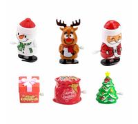 CBMZHF Sechs weihnachts-Winde, spielzeug - Kollektion und Die vom Weihnachtsmann, Schneemann, Yeti, yumh, 4-6,8 cm Große besucher mit kindern Auf der tischfläche Zeigen Dieses Fest