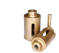 CBQZCHWDKT 1PC 6-60mm M10 Thread Dry Brazed Diamond Drilling Core Bit Ceramic Tile Hole Saw Granite Marble Drill Bits (Size : 10mm)