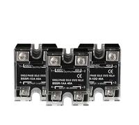 CBQZCHWDKT 1Pcs SSR 10A 25A 40A 60A 80A 100A 120A DD da Solid State Relay Module DC/AC Control for PID Temperature Control(AC-AC,120A)