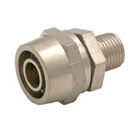 CBQZCHWDKT 5 Pezzi 1/8" Maschio a innesto rapido for Tubo Flessibile in Ottone da 12x8 mm, Raccordo for Tubo Pneumatico