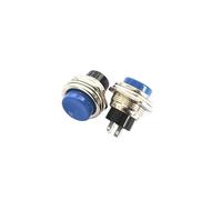 CBQZCHWDKT 5PCS DS-212 Blue circular Since the reset unlocked Small push button switch 16mm