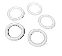 CBQZCHWDKT 5Pcs Fit 51mm Pipe x 64mm O/D 2" Tri Clamp Ferrule Silicone Sealing Strip Gasket Ring Washer