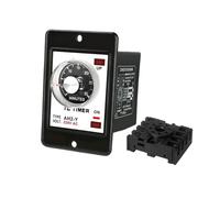 CBQZCHWDKT DC24V 6S AH2-Y Relè temporizzato AC220V DC24V Timer di ritardo all'accensione DPDT 8 pin con base