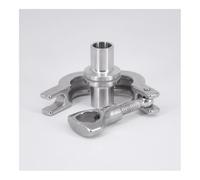 CBQZCHWDKT Morsetto Tri da 0,5" x Tubo da 16 mm di Diametro Esterno in Acciaio Inox 2 Pezzi di ghiere di Saldatura SS304 + 1 Pezzo di Morsetto SS304 + 1 Pezzo di Guarnizione in Silicone