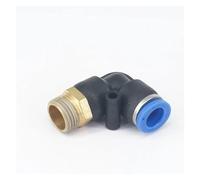 CBQZCHWDKT Raccordo Pneumatico a sgancio rapido for Raccordo Pneumatico a Gomito da 1/4" Maschio da 5 Pezzi for Tubo diam. Esterno 10 mm