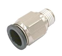 CBQZCHWDKT Raccordo Pneumatico Pneumatico Dritto Maschio NPT da 1/4" - OD 1/2" for Tubo Flessibile da 5 Pezzi