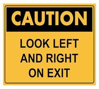 CBQZCHWDKT Vintage Check Both Ways Tin Sign 12x8 Inch