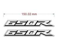 (CBR (2 pezzi)17) Adesivi e decalcomanie protettive per serbatoio moto 3D per Honda CBR 650F Fireblade