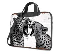 CBRT Zaino per computer portatile, due leopardi che ruggiscono l'un l'altro borsa per laptop da viaggio zaino per laptop borsa per laptop per le donne, Colore, 29x40cm, Bohemian