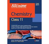 CBSE All In One Chemistry Class 11 for 2021 Exam