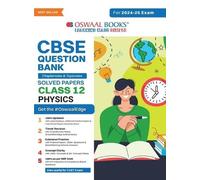 CBSE Question Bank Chapterwise and Topicwise SOLVED PAPERS_Class 12_ (Tascabile)