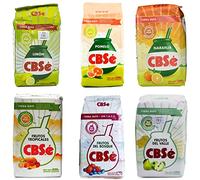 CBSe Yerba Mate Frutos Tropicales 500g + del Bosque 500g + del Valle 500g + Limon 500g + Naranja 500g + Pomelo 500g | Argentino | Bevanda disintossicante ed energetica