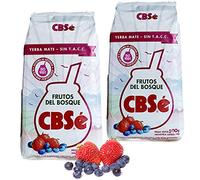 CBSé Yerba Mate Tè Frutos del Bosque 1 kg (0.5 kg x 2) | Set Mate Argentino | Bevanda disintossicante ed energetica