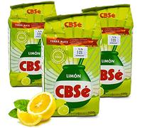 CBSé Yerba Mate Tè Limone 1.5 kg (0.5 kg x 3) | Set Mate Argentino | Bevanda disintossicante ed energetica