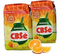 CBSé Yerba Mate Tè Naranja (Arancione) 1 kg (0.5 kg x 2) | Set Mate Argentino | Bevanda disintossicante ed energetica