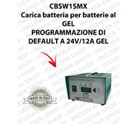 CBSW1SMX 12V-24V 12A carica batterie per batterie al GEL