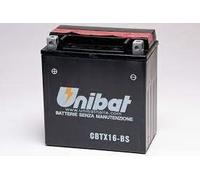 CBTX16-BS BATTERIA MOTO ORIGINALE UNIBAT PER TRIUMPH Tiger 800,Tiger 800 XC 2011