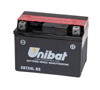 CBTX4L-BS BATTERIA MOTO/SCOOTER NUOVA ORIGINALE UNIBAT PER SUZUKI AJ50 50 1995