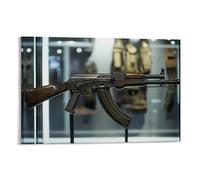 CBWVUWHJW Arma militare AK-47 - L'icona di Modern Warfare - Decorazione da parete alla moda - Poster artistico da appendere e murales 20 x 30 cm