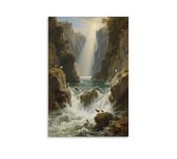 CBWVUWHJW Narrows Scenic, poster artistico da appendere alla moda con attualità estiva, 40 x 60 cm