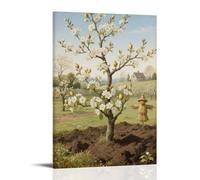 CBWVUWHJW Orchard Corner - Poster da parete con vista panoramica primaverile, alla moda, da appendere, 20 x 30 cm