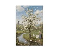 CBWVUWHJW Orchard Corner - Poster da parete con vista panoramica primaverile, alla moda, da appendere, 20 x 30 cm
