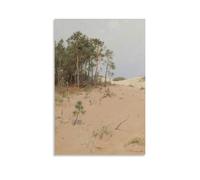 CBWVUWHJW Pine Barrens - Poster artistico da appendere alla moda con terreno sabbioso, 20 x 30 cm
