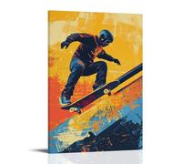 CBWVUWHJW Poster sportivo con corrimano urbano, decorazione da parete alla moda, poster artistico da appendere, 20 x 30 cm