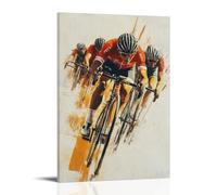 CBWVUWHJW Poster sportivo da appendere alla parete, con scritta "Sprint Leadout" e "Final Wheel Sacrifice", poster artistico da appendere alla moda, 20 x 30 cm