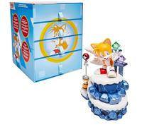 CC Countdown Characters 2024 Sonic the Hedgehog - Figura da Collezione di Tails - Merchandising Ufficiale SEGA - Statua da Calendario dell’Avvento da Costruire