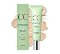 CC Cream Foundation, SPF 30 Balm, Hydrating Color Correcting Blend with Lightweight Texture, Pre Makeup Primer with Smooth Application, Cosmetic Accessory, Portable Utility for Women Girls Face