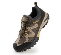 CC-Los Scarpe da trekking leggere e impermeabili da donna, per camminate, attività all'aperto e arrampicata, taglia 3,5-9, Marrone scuro, 38.5 EU